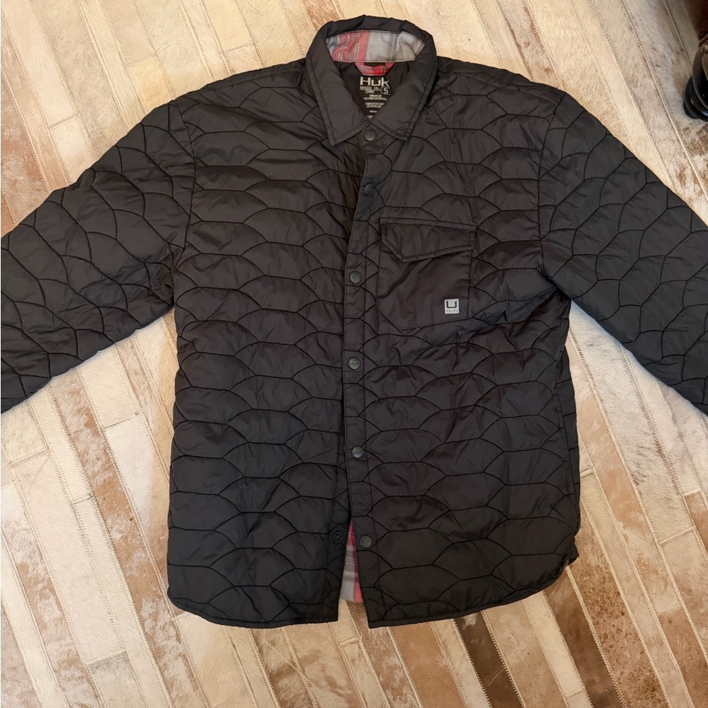 Huk Tarpon Quilt Shacket men's
